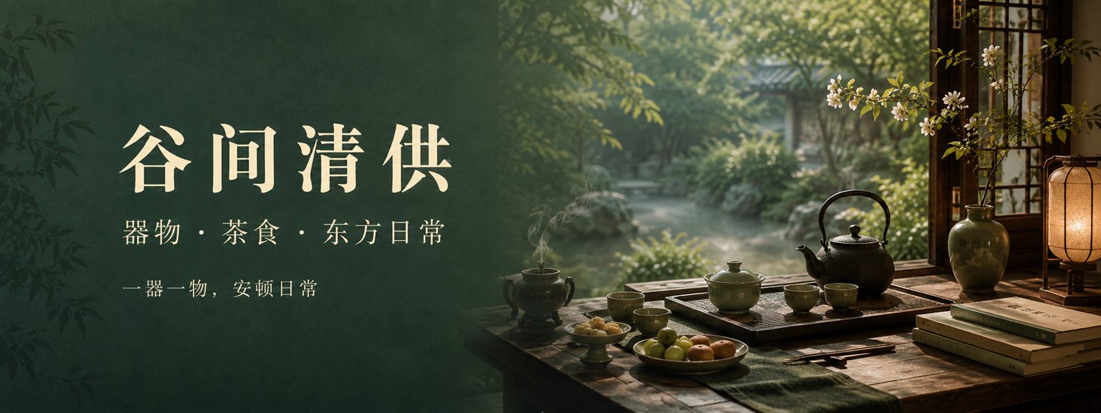 谷间清供